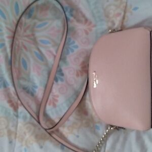 Kate Spade Light Baby Pink Leather Crossbody Bag